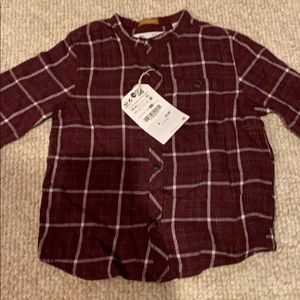 NWT baby boy/toddler long sleeve button down